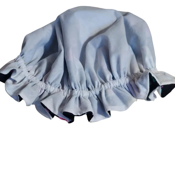 Day‎ of the Dead Bonnet Elasticized Head Bonnet with side bow - Picture 3 of 12